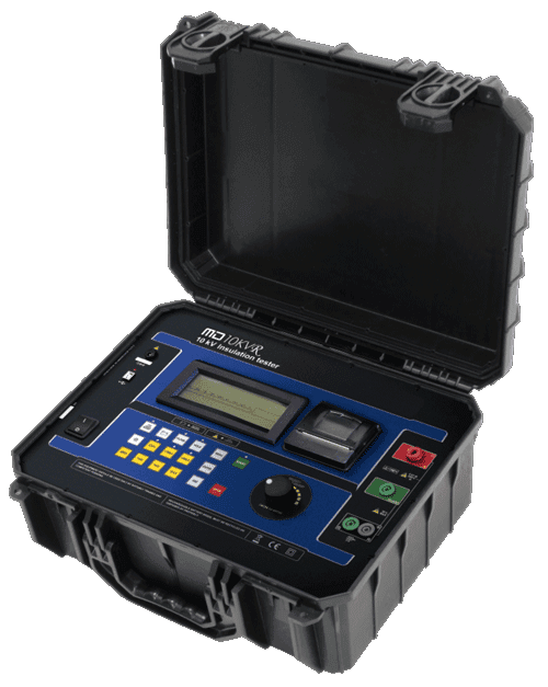 Megóhmetro digital 10 kV con control remoto - MD-10KVr