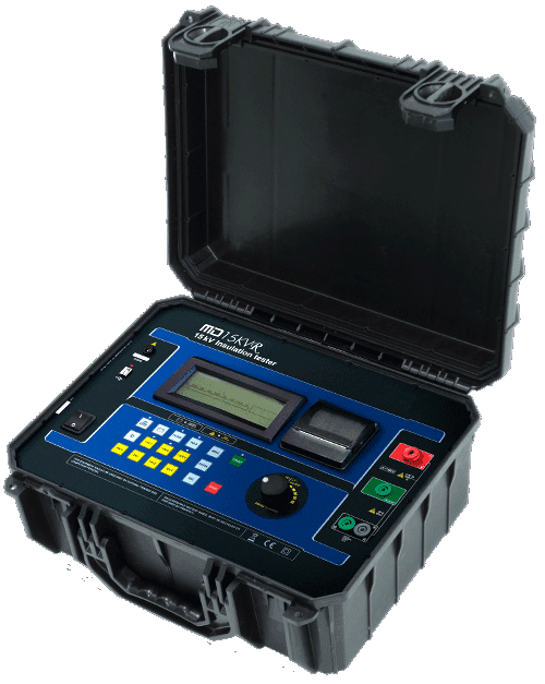 Megóhmetro digital 15 kV con control remoto - MD-15KVr